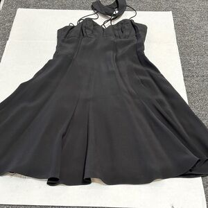 Nicole Miller Black Strapless Dress